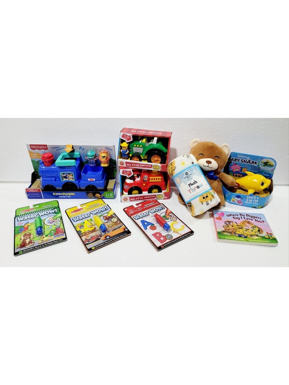 10 PC Baby Boy Toddler Gift Box Bundle/Lot